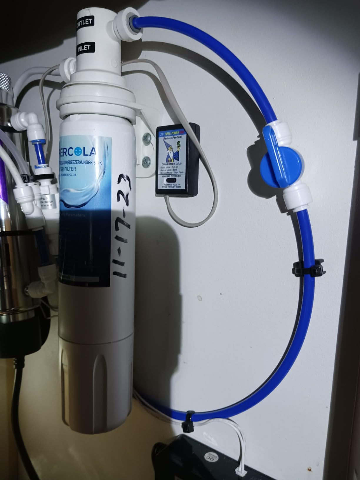 iSpring UVF11A UV Ultraviolet Light Water Filter with Smart Flow Control Switch 11W, 110V, 10-INCH customer photo 2