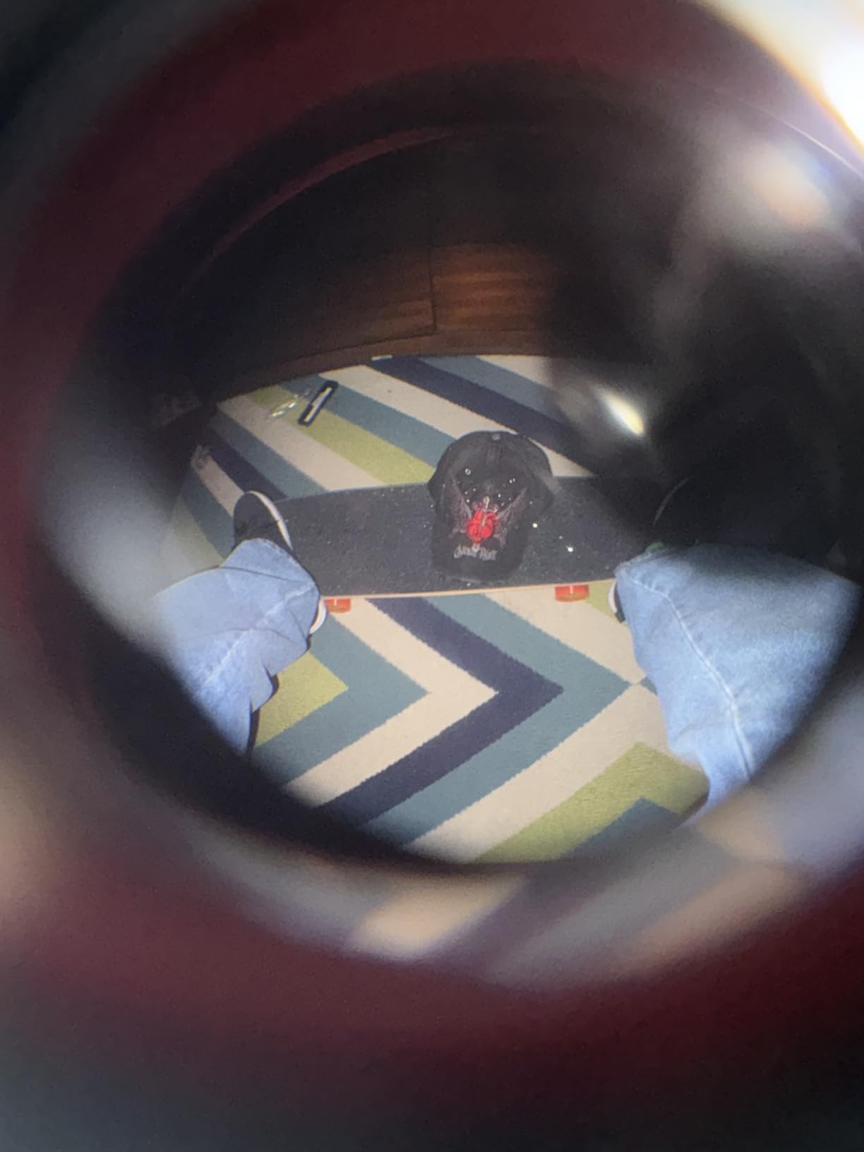 KINGMAS 3 in 1 Universal Fish Eye Lens, Macro Clip Lens Wide-Angle Camera Lens Kit for iPad iPhone Samsung Android and Most Smartphones (Red) customer photo 1