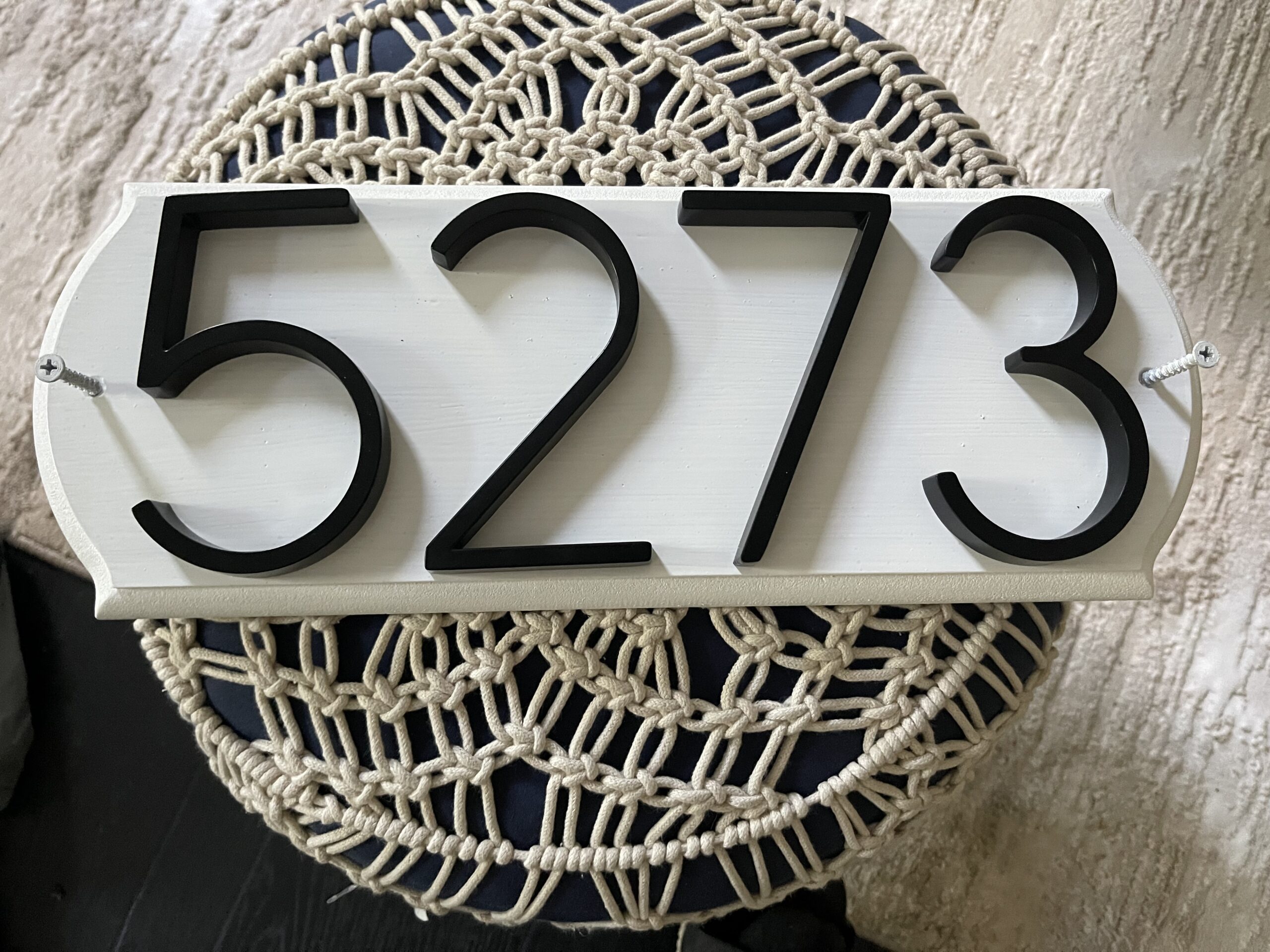 Hillman 848711 Paintable Address Plaque, White 6