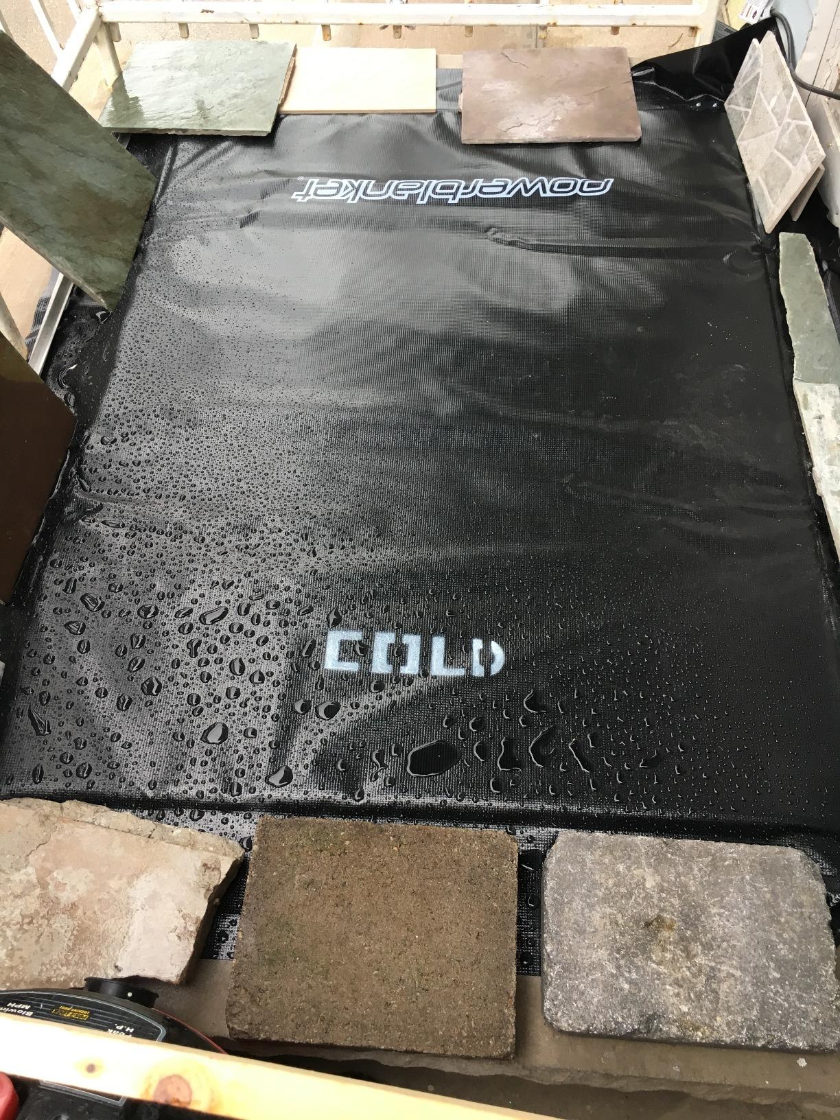 Powerblanket MD0304 Heated Concrete Blanket - 3' x 4' Heated Dimensions - 4' x 5' Finished Dimensions customer photo 1