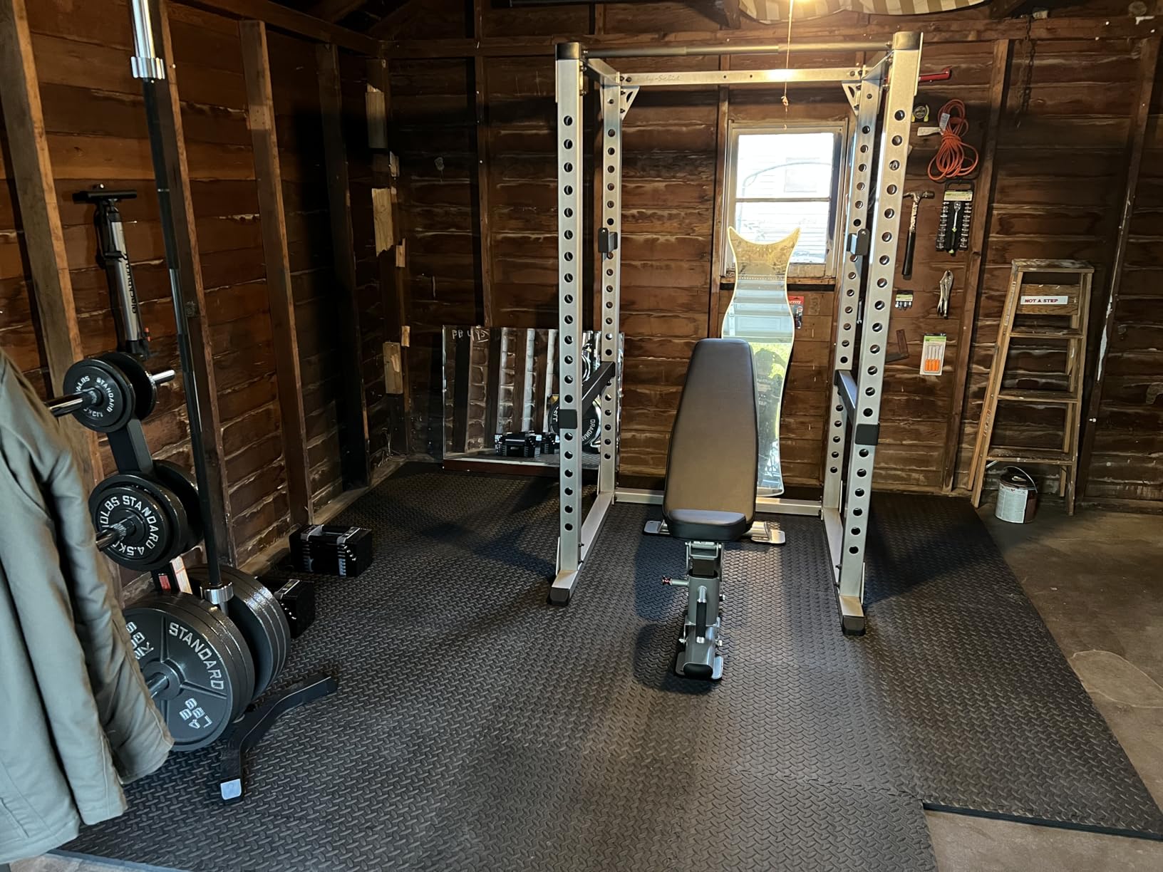 Body-Solid (GPR378) Power Rack - Heavy-Duty Steel Squat Cage with Adjustable Safety Bars and Chin-Up Bar for Home and Light Commercial Gym customer photo 2