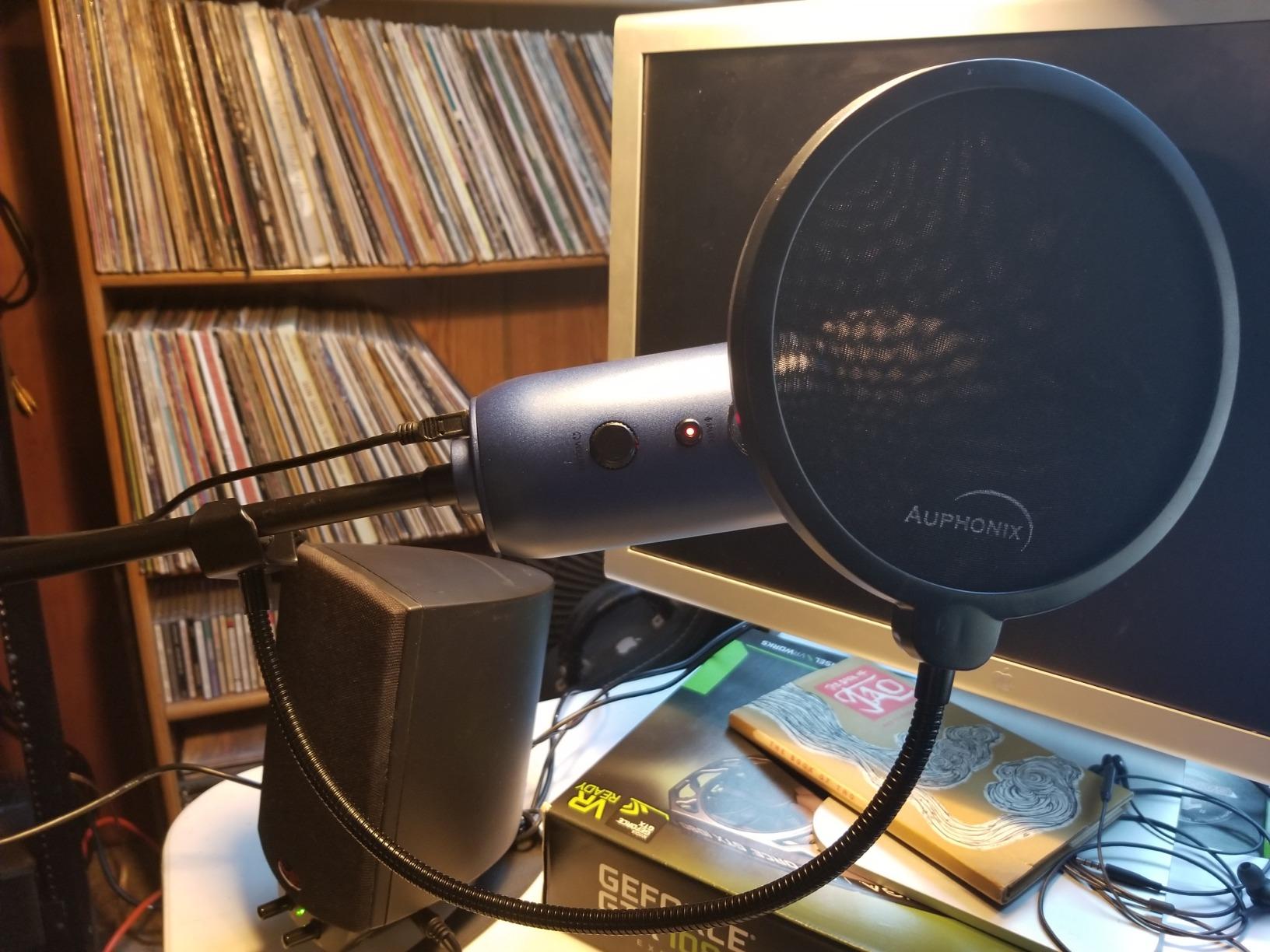 Pop Filter Screen for Microphones - Gooseneck Clamps Compatible with Blue Yeti Microphone - Great Gift customer photo 1