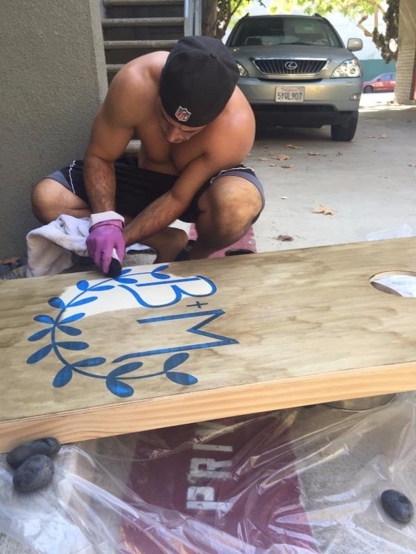 GoSports Solid Wood Premium Cornhole Sets - Choose 4 x 2 ft or 3 x 2 ft - Game Boards Include Set of 8 Cornhole Toss Bags customer photo 1