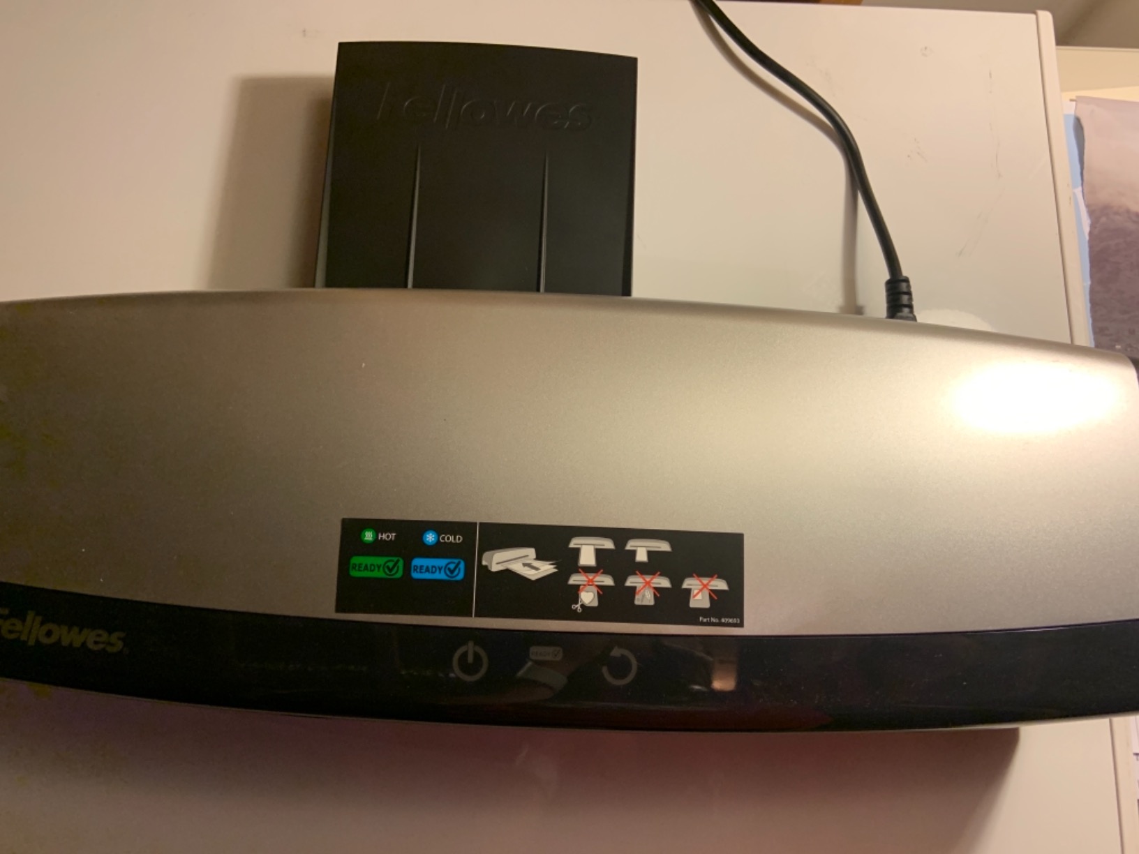 Fellowes Jupiter 2 125 Laminator with 10 Pouches, 12.5 Inch (5734101), Black & Grey customer photo 1