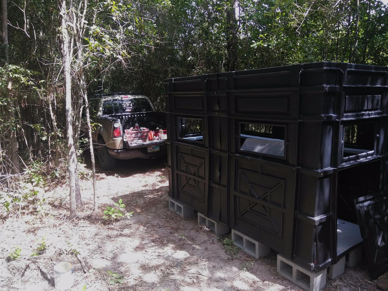 Hughes The Clubhouse 4' x 8' Box Hunting Blind with Slide Windows customer photo 1