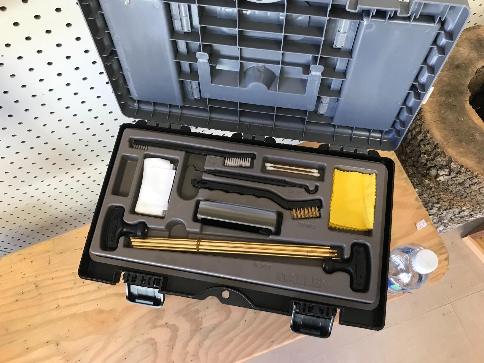 Allen Company Universal Gun Cleaning Kit and Tool Box - Rifle, Shotgun, and Handgun Cleaner - 65-Piece - Firearm Accessories for Men and Women - Care and Maintenance - Black customer photo 2