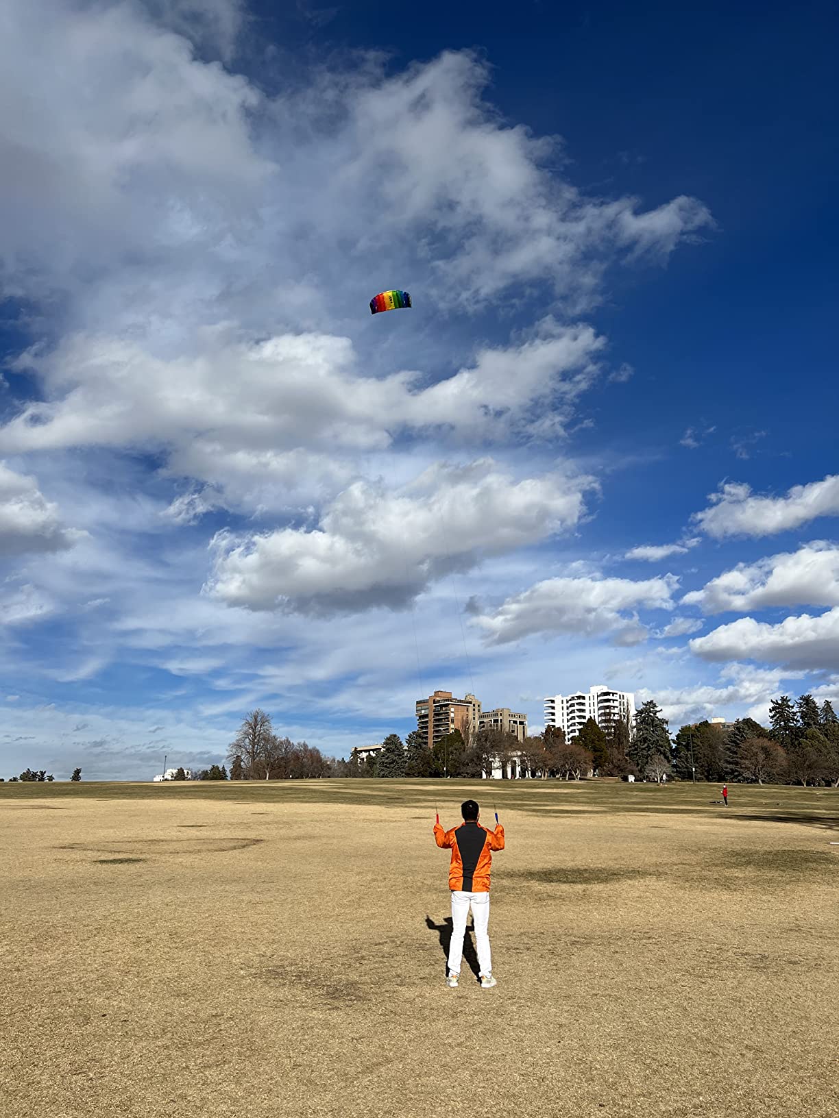 HQ Symphony Beach III 2.2 Stunt Kite, Rainbow, Dual Line Foil Sport Kite customer photo 2