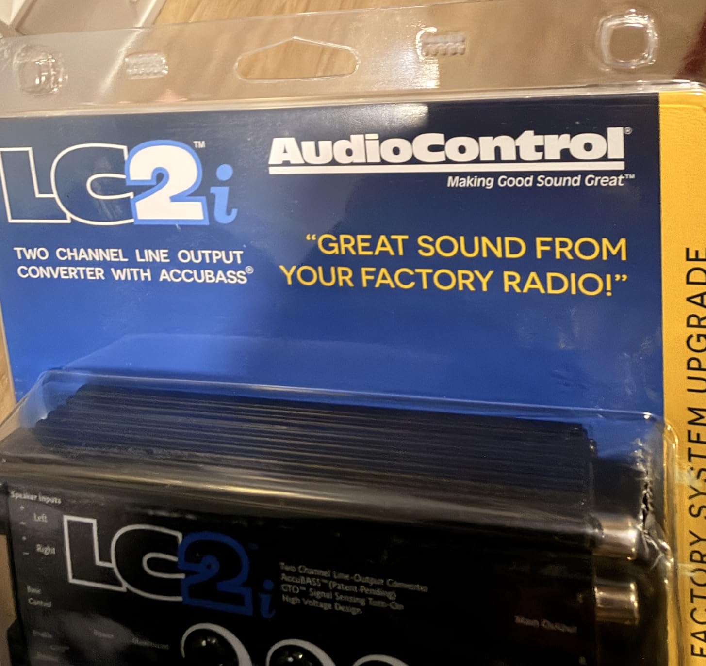 AudioControl LC2i 2-Channel Line Output Converter with AccuBASS for Adding Subwoofers, Amplifiers to Factory Car Audio Receiver Head Unit, Speaker Level to RCA Line Level Converter customer photo 1