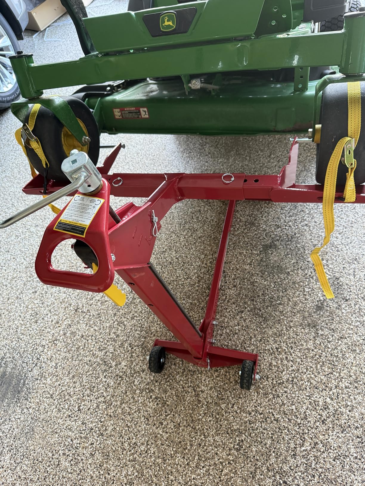 MoJack EZ MAX 45001 Residential Riding Lawn Mower Lift - 450 Pound Lift Capacity, Zero Turn Radius Mowers, for Safe & Efficient Maintenance customer photo 2