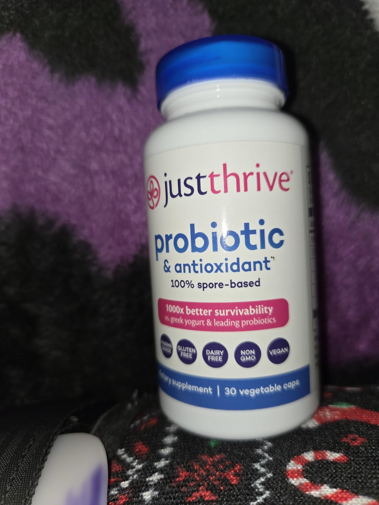 Probiotic & Antioxidant Supplement - 100% Spore-Based Digestive and Immune Support - Gluten Free, 30 Caps customer photo 1
