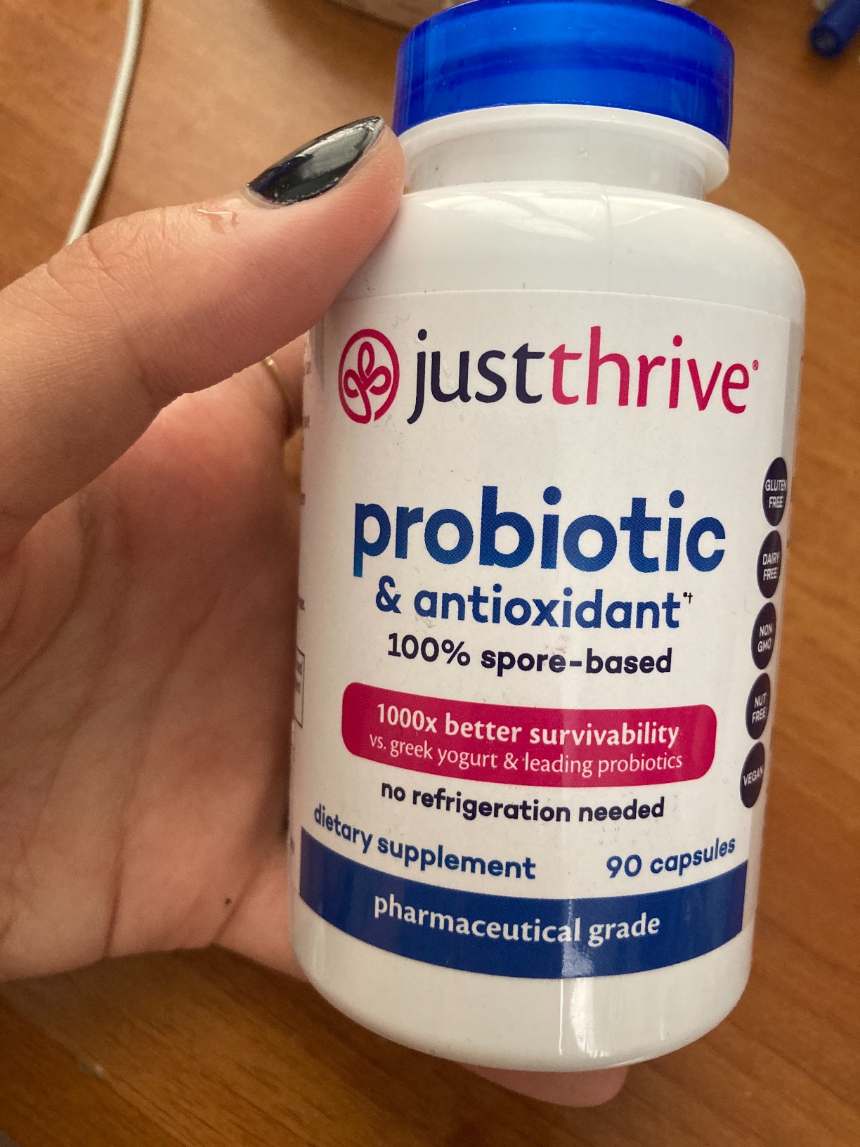 Probiotic & Antioxidant Supplement - 100% Spore-Based Digestive and Immune Support - Gluten Free, 30 Caps customer photo 2