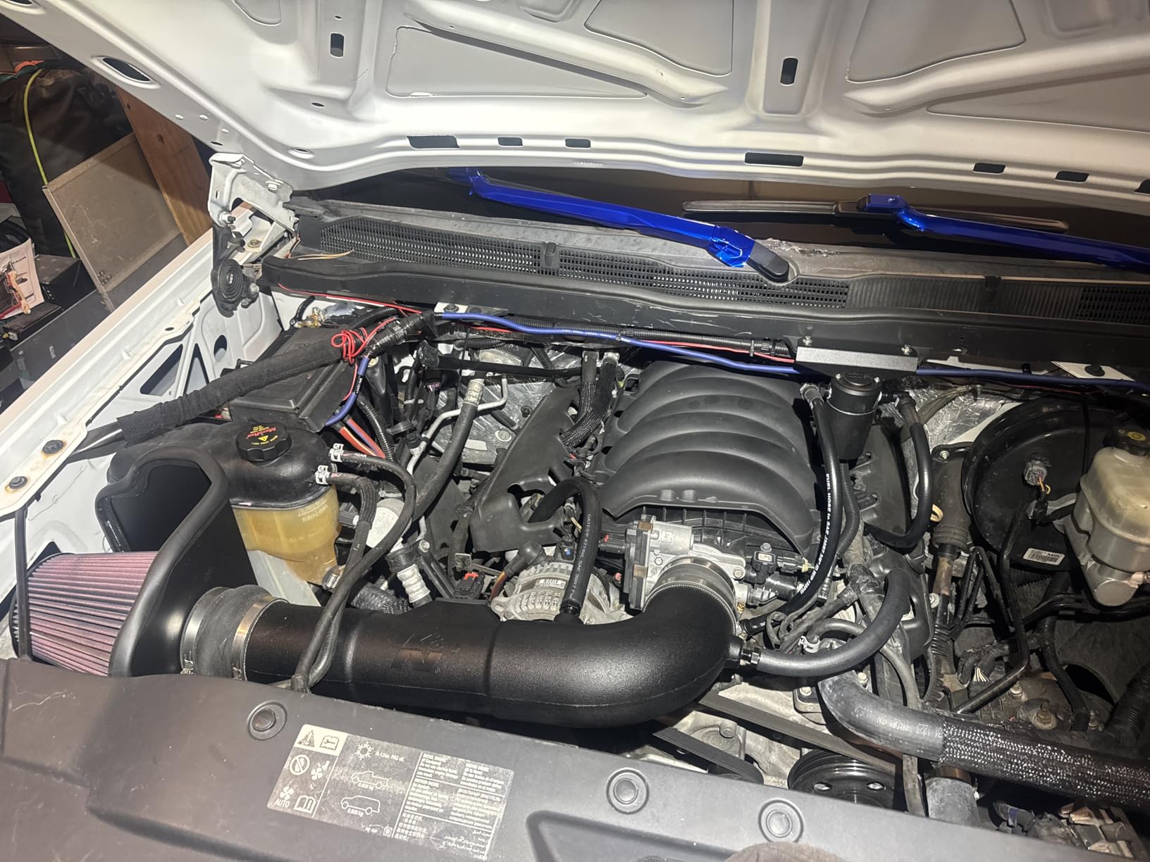 K&N Cold Air Intake System: High-Flow Air Filter, Increase Performance & Towing: Compatible with 2014-2020 Chevy/GMC/Cadillac Silverado 1500, Suburban, Tahoe, Sierra 1500, Yukon, Escalade, 63-3082 customer photo 2