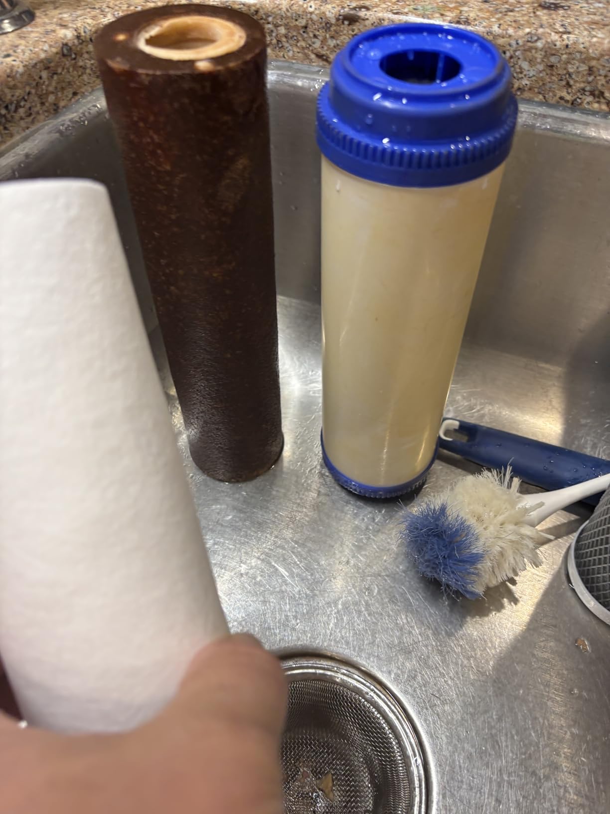 Express Water RO5DX Reverse Osmosis Filtration NSF Certified 5 Stage RO System with Faucet and Tank - Under Sink Water Plus 4 Filters - 50 GPD, 14 x 17 x 5, White customer photo 2