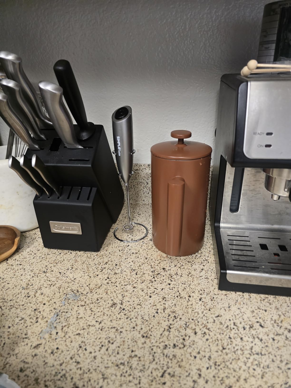 Secura French Press Coffee Maker, 304 Grade Stainless Steel Insulated Coffee Press with 2 Extra Screens, 34oz (1 Litre), Silver customer photo 1