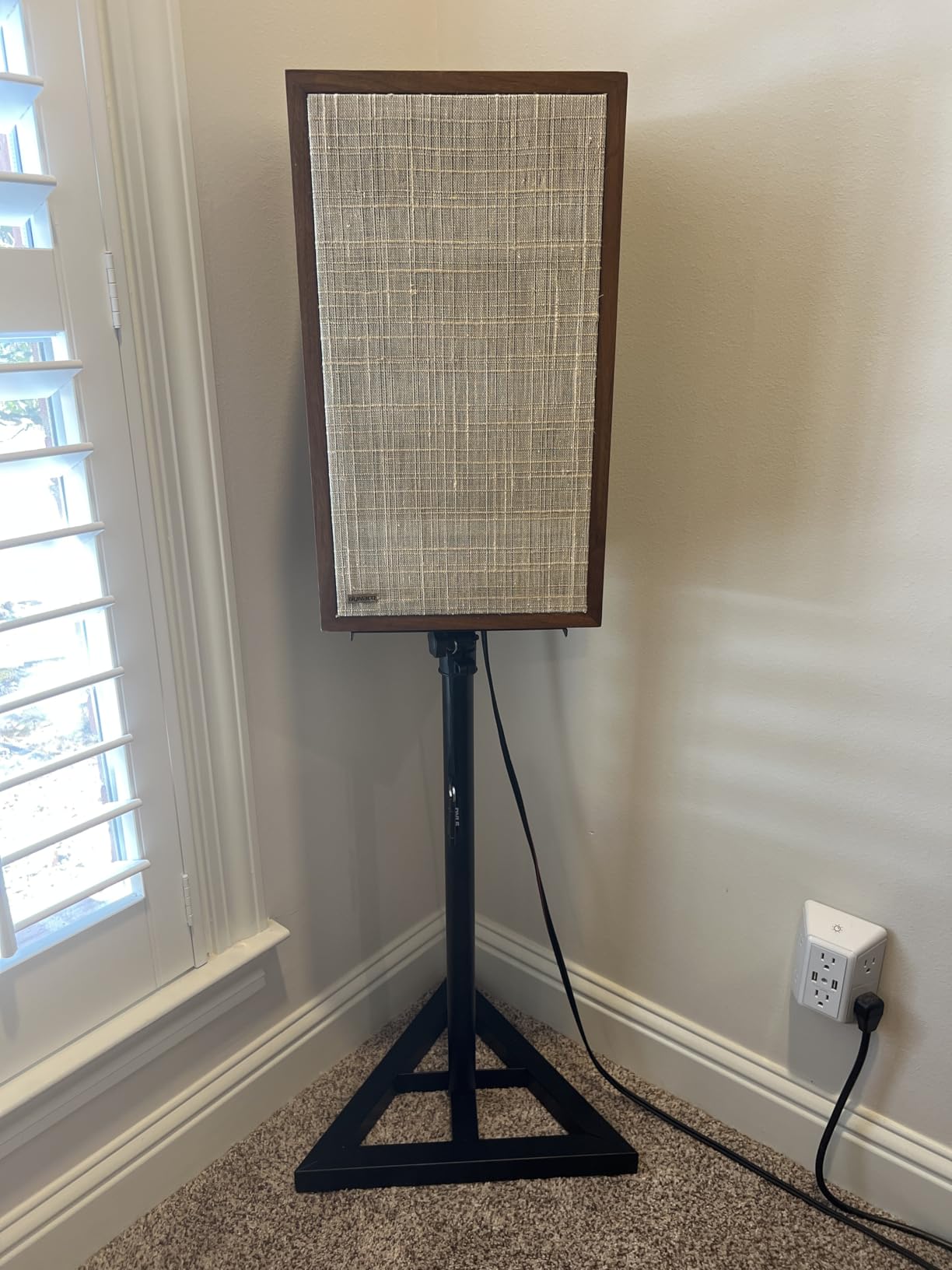 Pyle Speaker Stand Pair of Sound Play 1 and 3 Holder - Telescoping Height Adjustable from 26