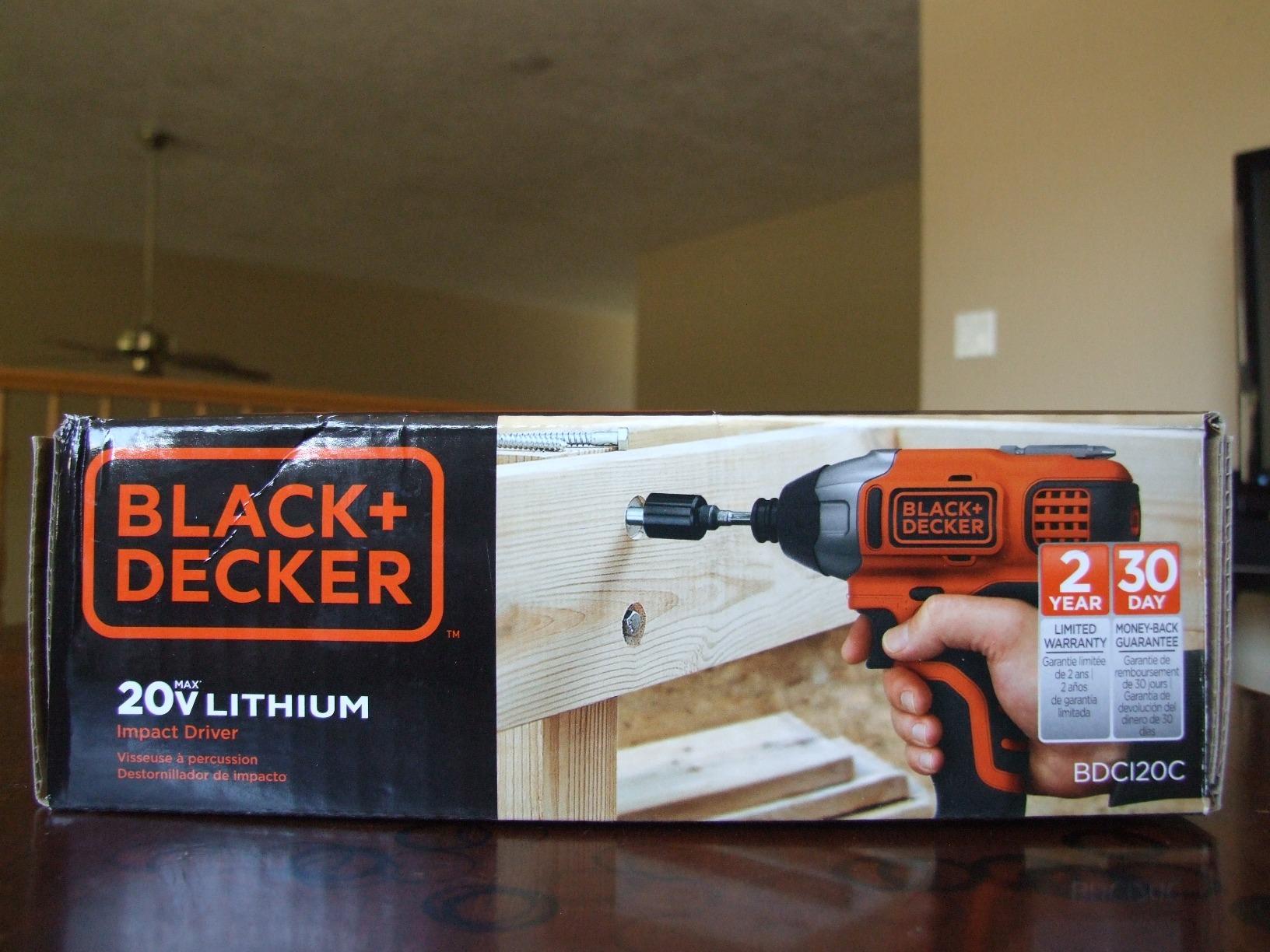 BLACK+DECKER 20V MAX* POWERCONNECT 1/4 in. Cordless Impact Driver Kit (BDCI20C) customer photo 1