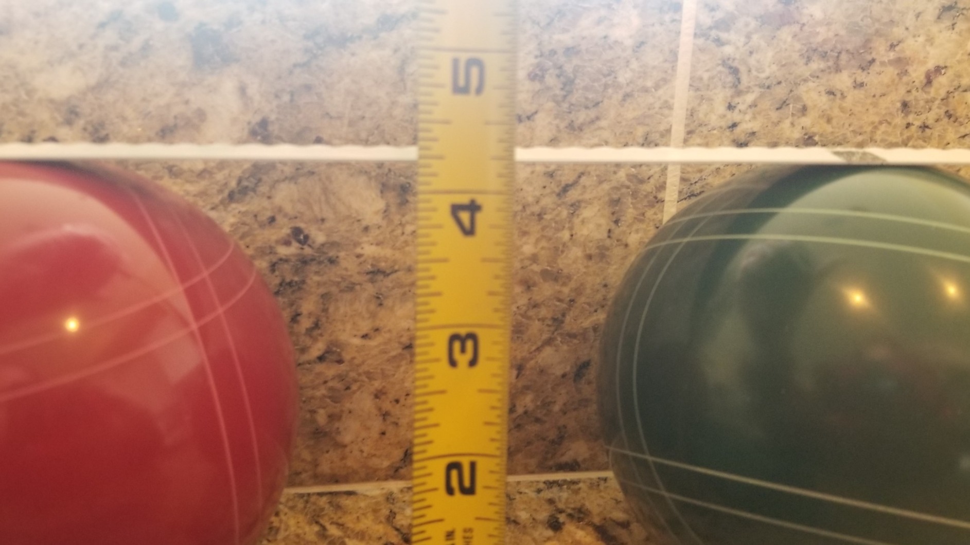 St Pierre Sports Professional Bocce Set, Green/Maroon, 107mm customer photo 1