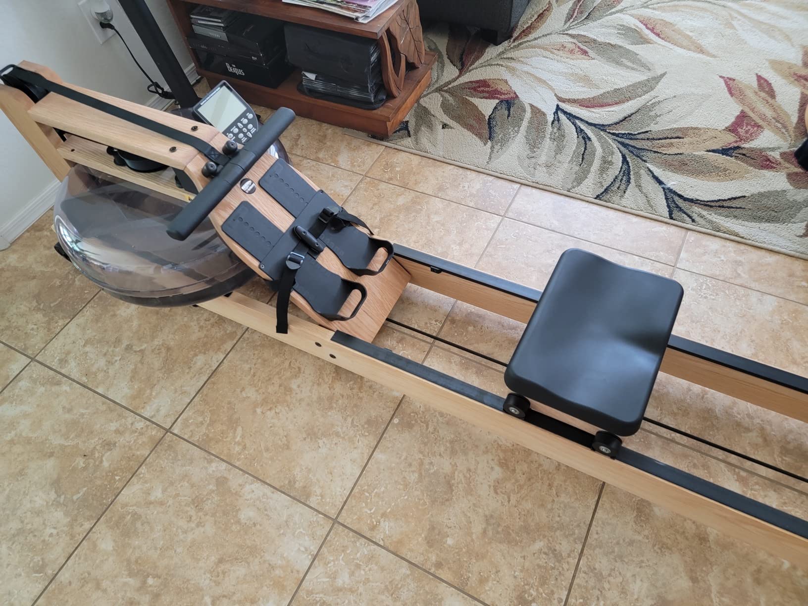 WaterRower Oak Rowing Machine with S4 BLE Monitor | USA Made Water Rower | Original Handcrafted Erg Row Machine for Home Use & Gym customer photo 1