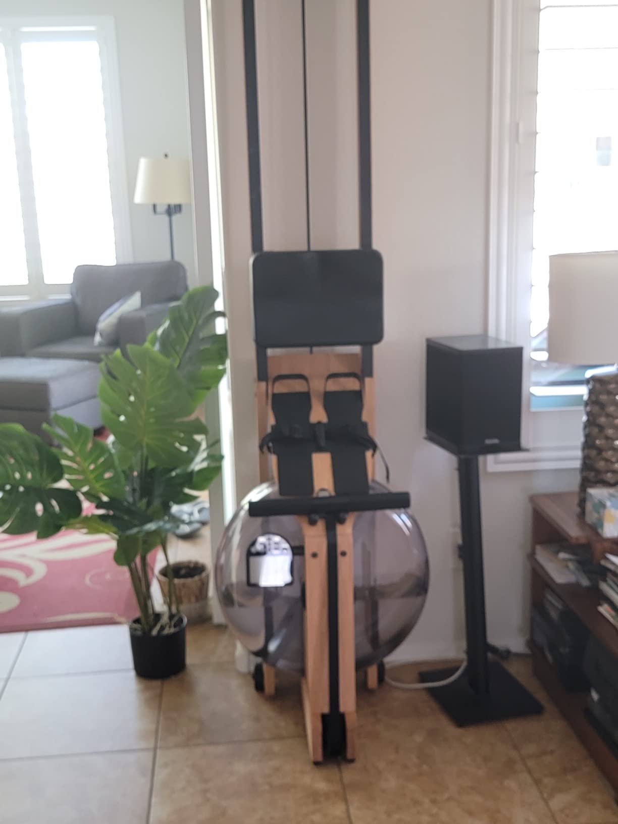 WaterRower Oak Rowing Machine with S4 BLE Monitor | USA Made Water Rower | Original Handcrafted Erg Row Machine for Home Use & Gym customer photo 2