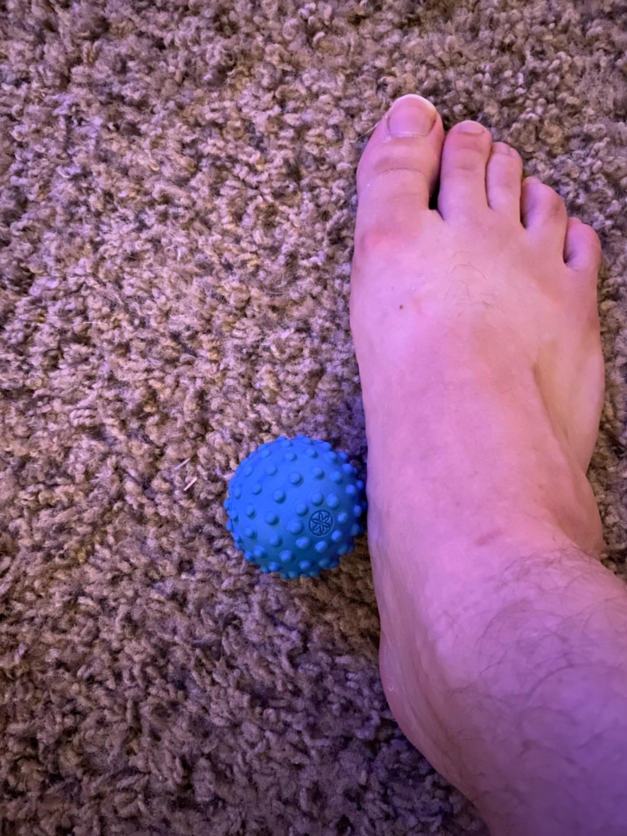 Gaiam Restore Ultimate Foot Massage Roller, Blue customer photo 2