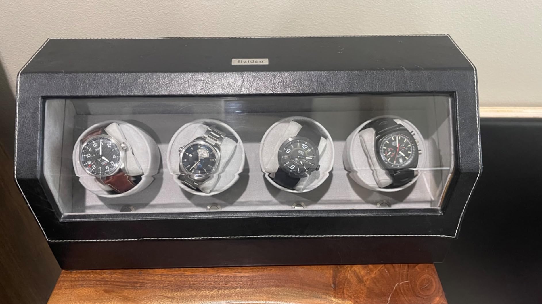 Watch Winder for Automatic Watches - Quad Watch Winders for Rolexs - Japanese Motor - Multiple Settings - Zero Magnetization customer photo 2