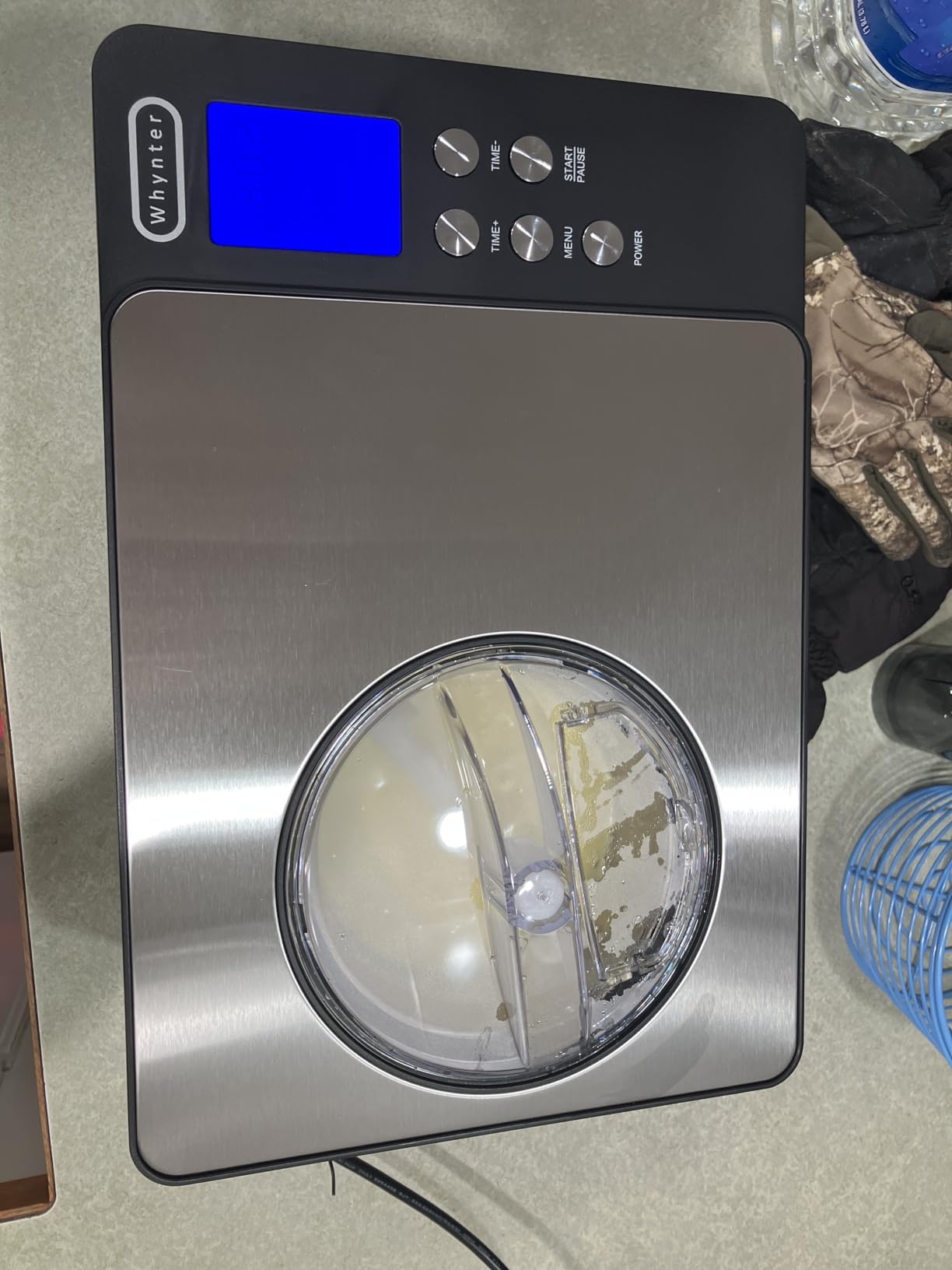 Whynter Ice Cream Maker Machine Automatic 2.1 Qt. with Built-In Compressor, LCD Digital Display & Timer, No Pre-Freezing, ICM-200LS, Stainless Steel customer photo 2