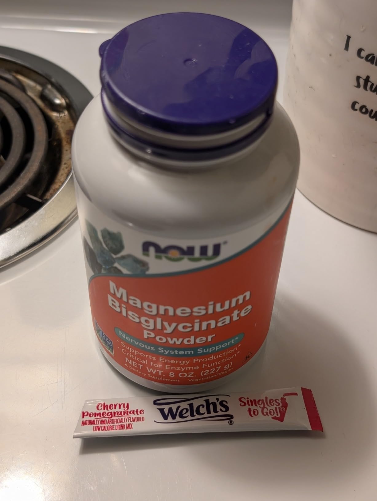NOW Foods Supplements, Magnesium Bisglycinate Powder, Enzyme Function*, Nervous System Support*, 8-Ounce customer photo 2