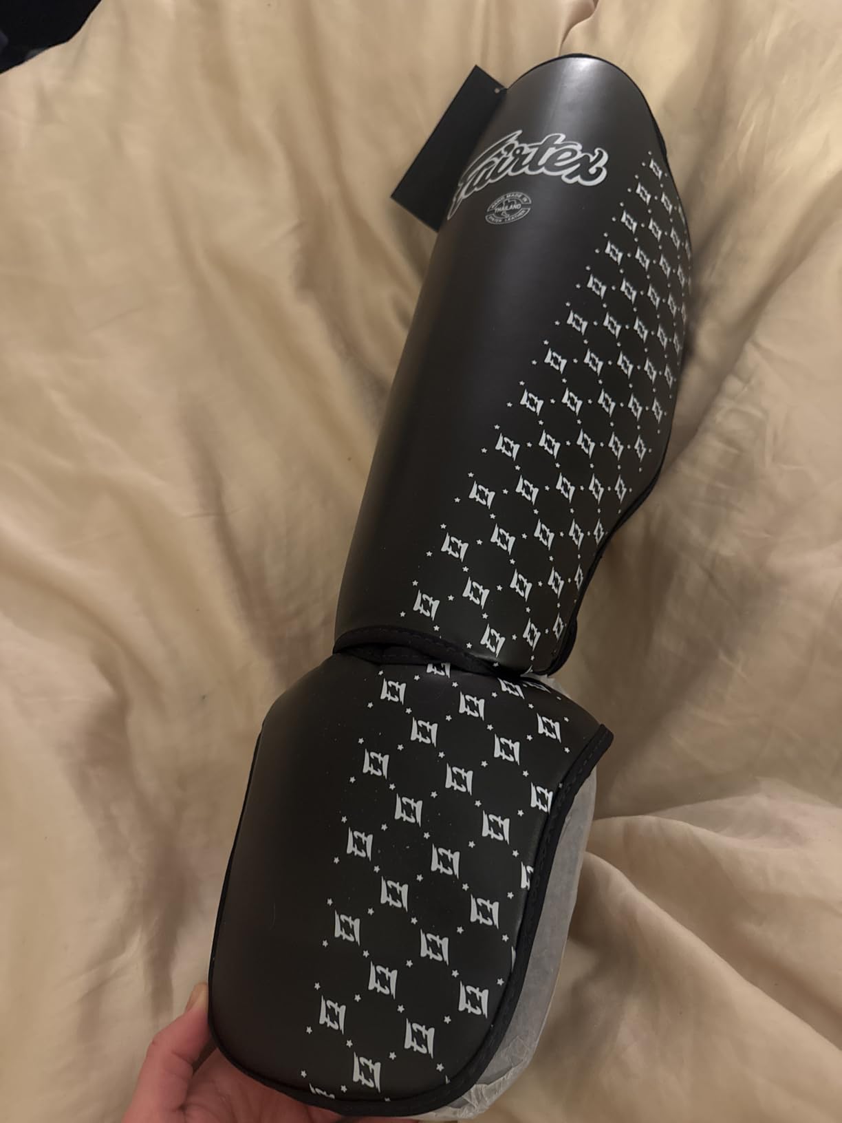 Fairtex SP5 Muay Thai Shin Guards for Men, Women, Kids - Shinguards are Premium, Lightweight & Durable customer photo 2