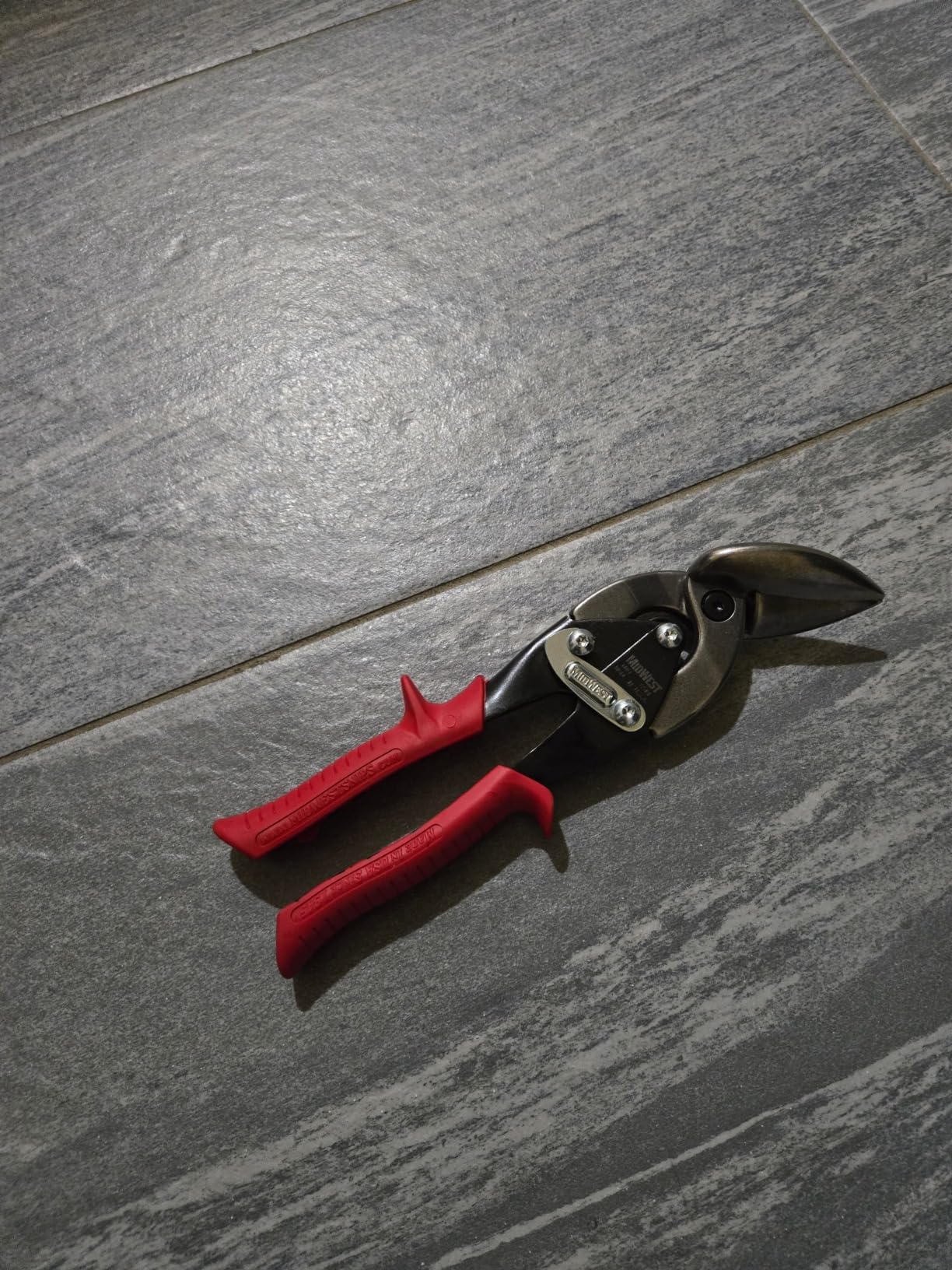 MIDWEST Aviation Snip Set - Left and Right Cut Offset Tinner Shears, Made in the USA - MWT-6510C customer photo 1