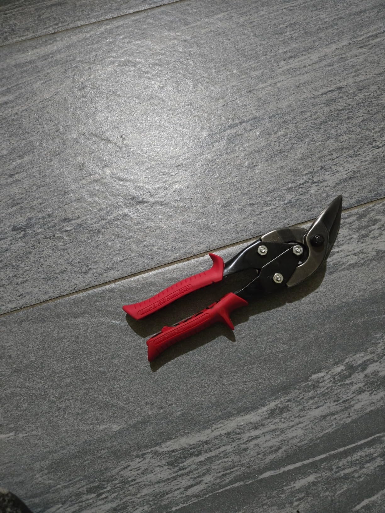 MIDWEST Aviation Snip Set - Left and Right Cut Offset Tinner Shears, Made in the USA - MWT-6510C customer photo 2