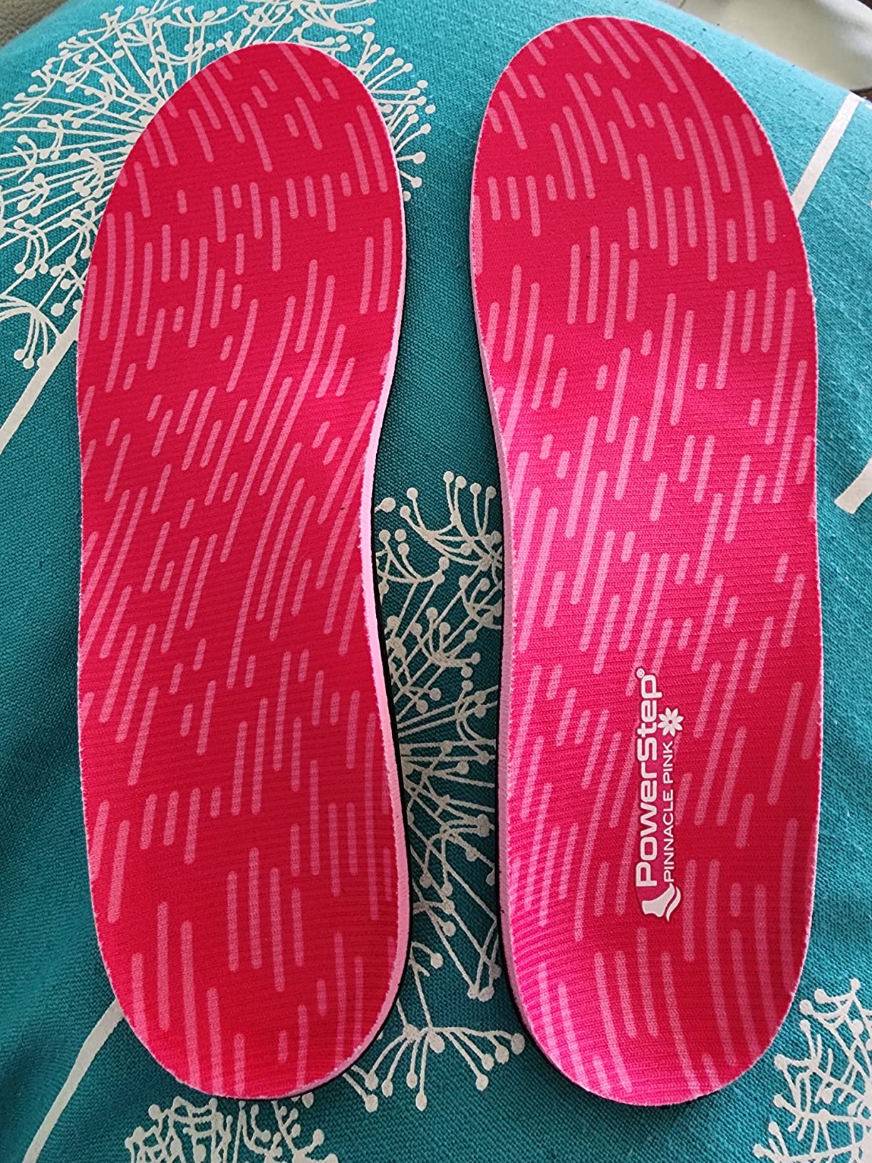 PowerStep Pinnacle Pink Orthotics for Women, Arch Support Inserts, Plantar Fasciitis Relief, Made in USA, Shoe Inserts, Maximum Cushioning, Deep Heel Cup for Pronation customer photo 2
