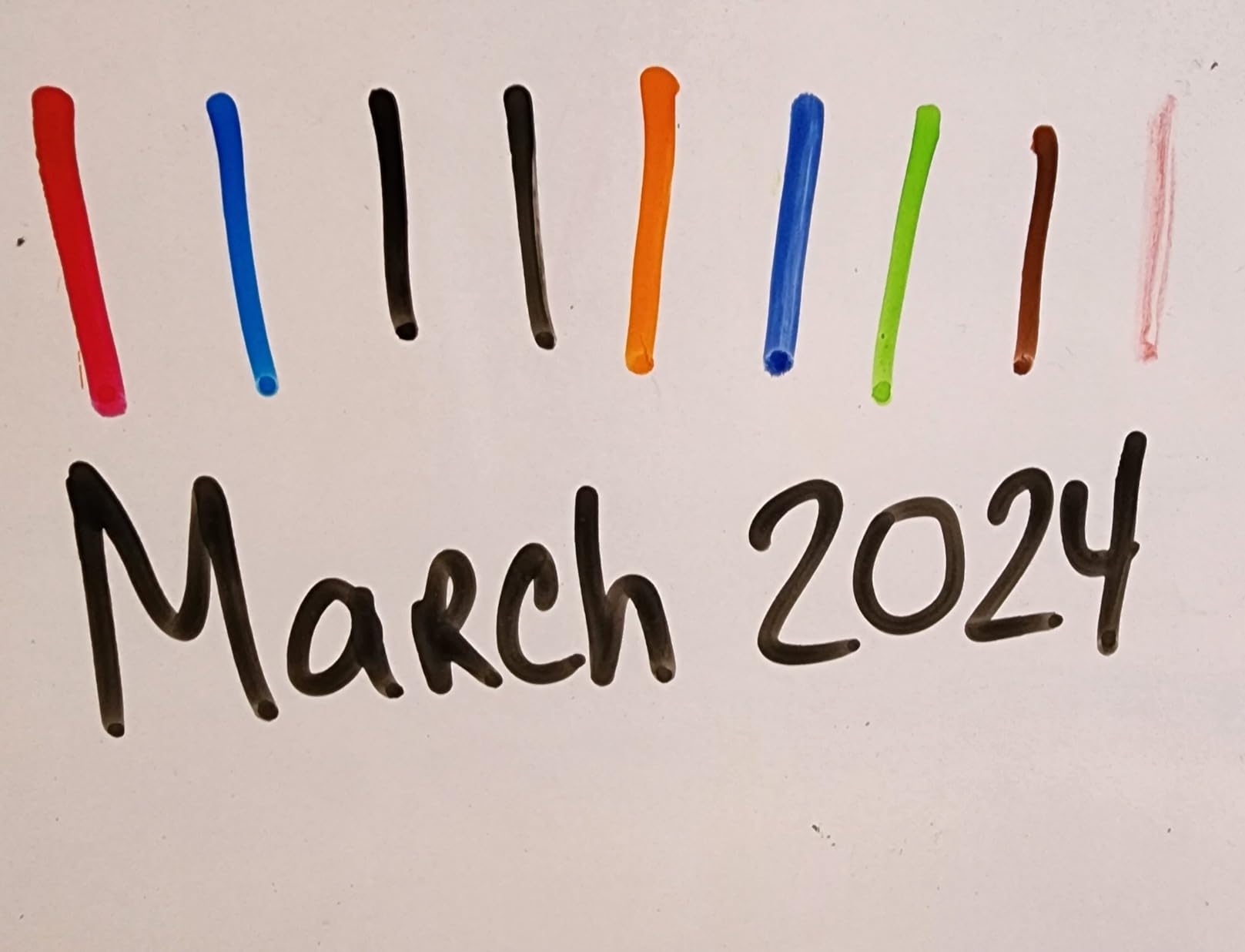 BIC Intensity Advanced Colorful Dry Erase Markers, Bullet Tip, 12-Count Pack of Assorted Colors, Whiteboard Markers for Teachers and Office Supplies customer photo 2