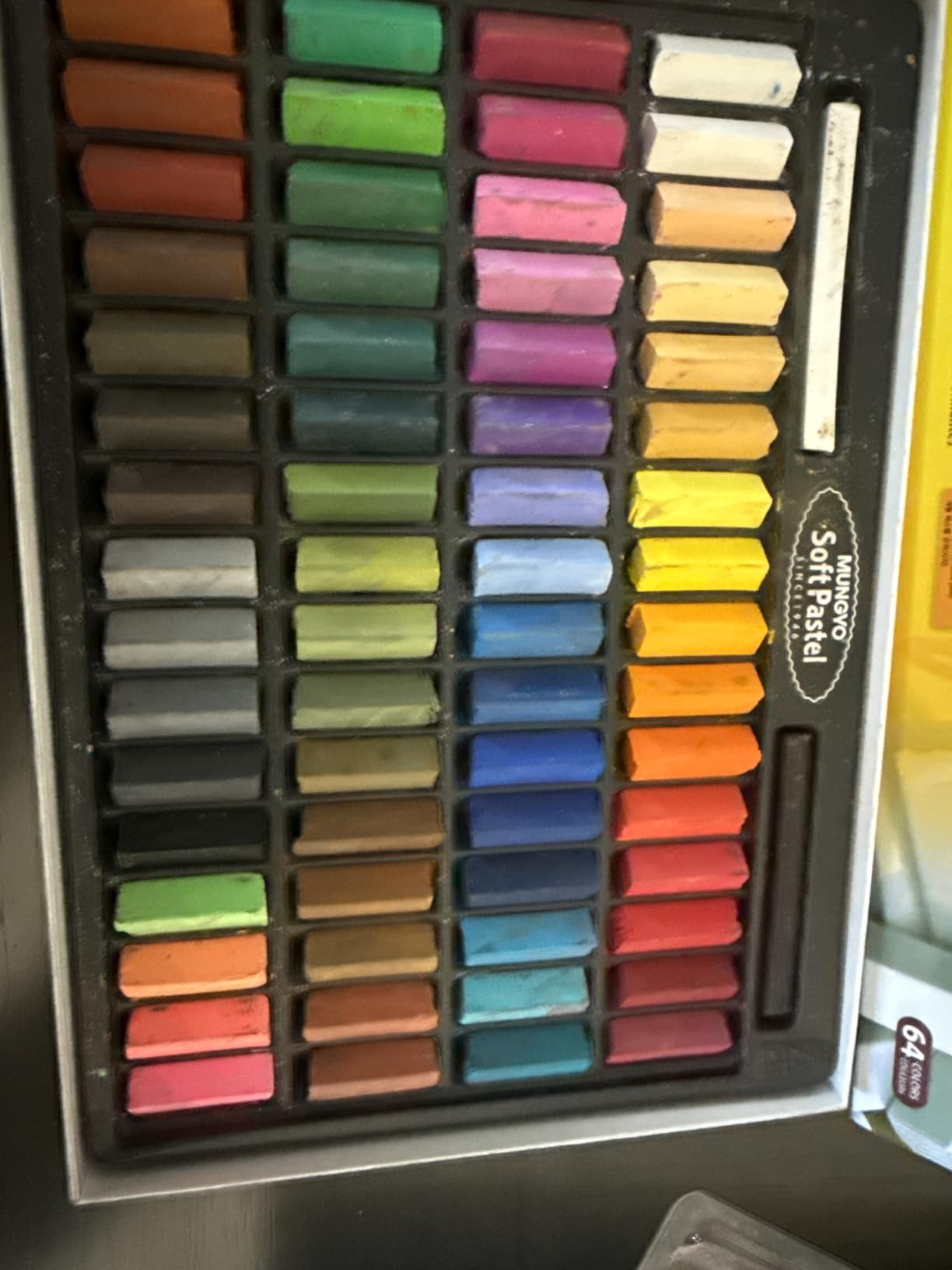 MUNGYO Soft Pastel Set - 48 Colors | Square Pastels for Artists | Smooth & Blendable Colors customer photo 1
