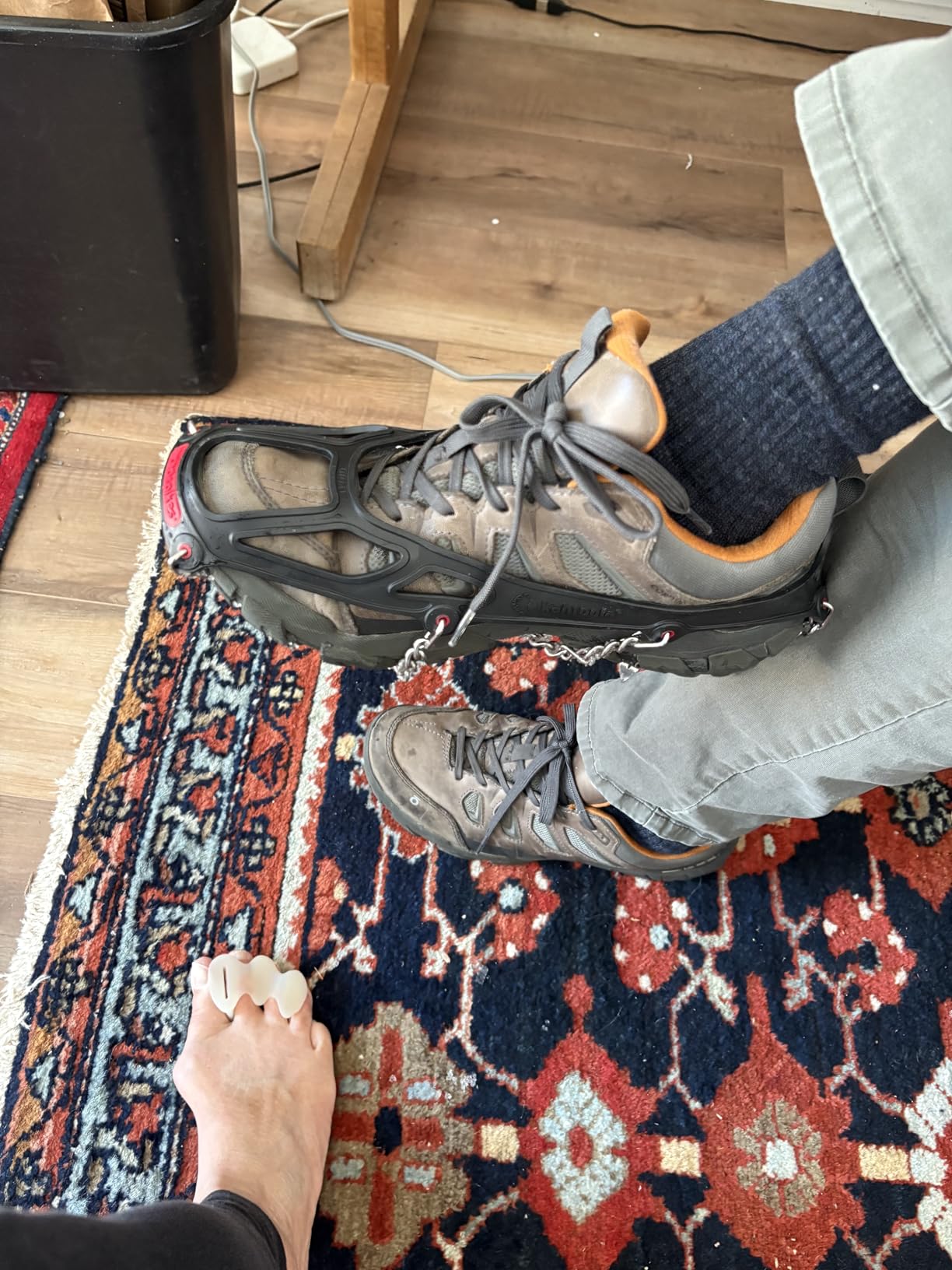 Kahtoola MICROspikes Footwear Traction for Winter Trail Hiking & Ice Mountaineering customer photo 1