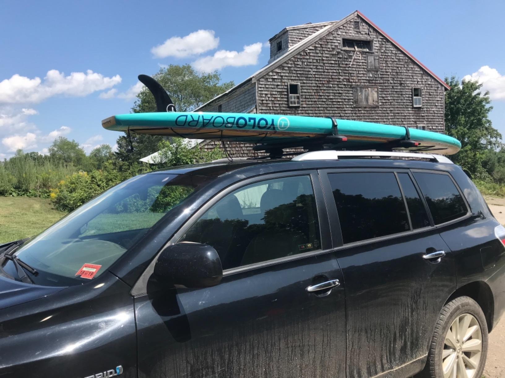 Yakima SupDawg Fully Assembled Rooftop SUP & Surfboard Mount - Holds 2 boards up to 36 wide, Tool-free installation, SKS Locks compatible customer photo 1