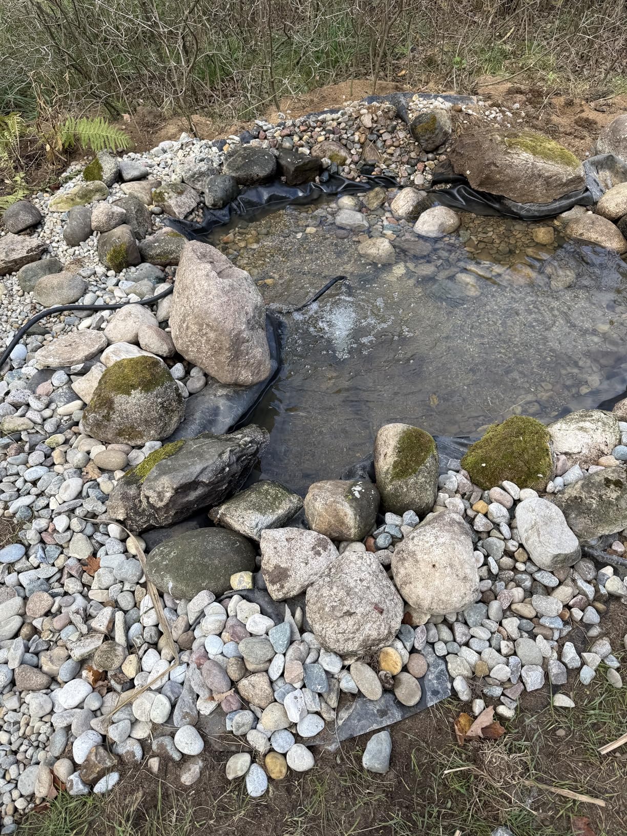 The Pond Guy Pond Aerator 1, Complete Aeration Kit, Water Garden Oxygenation Bubbler System Adds Oxygen to Koi & Fish Ponds, Outdoor Diaphragm Compressor Pump, Air Line & 1 Submersible Diffuser Stick customer photo 2