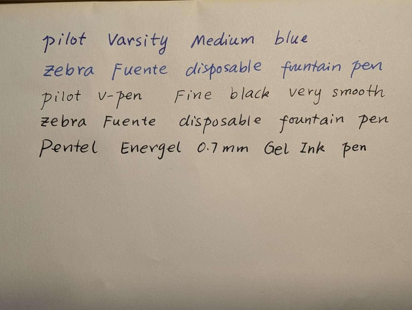 Pilot Varsity Disposable Fountain Pens, Blue Ink, Medium Point, Pack of 6 customer photo 2