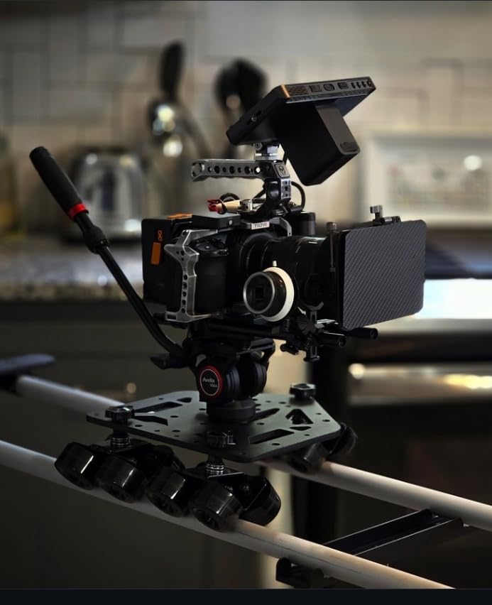 Glide Gear DEV 4 Dolly - Track Slider - 3X 23 Rails, Frictionless Base Plate, 50lb Payload, Portable with Carry Bag customer photo 1