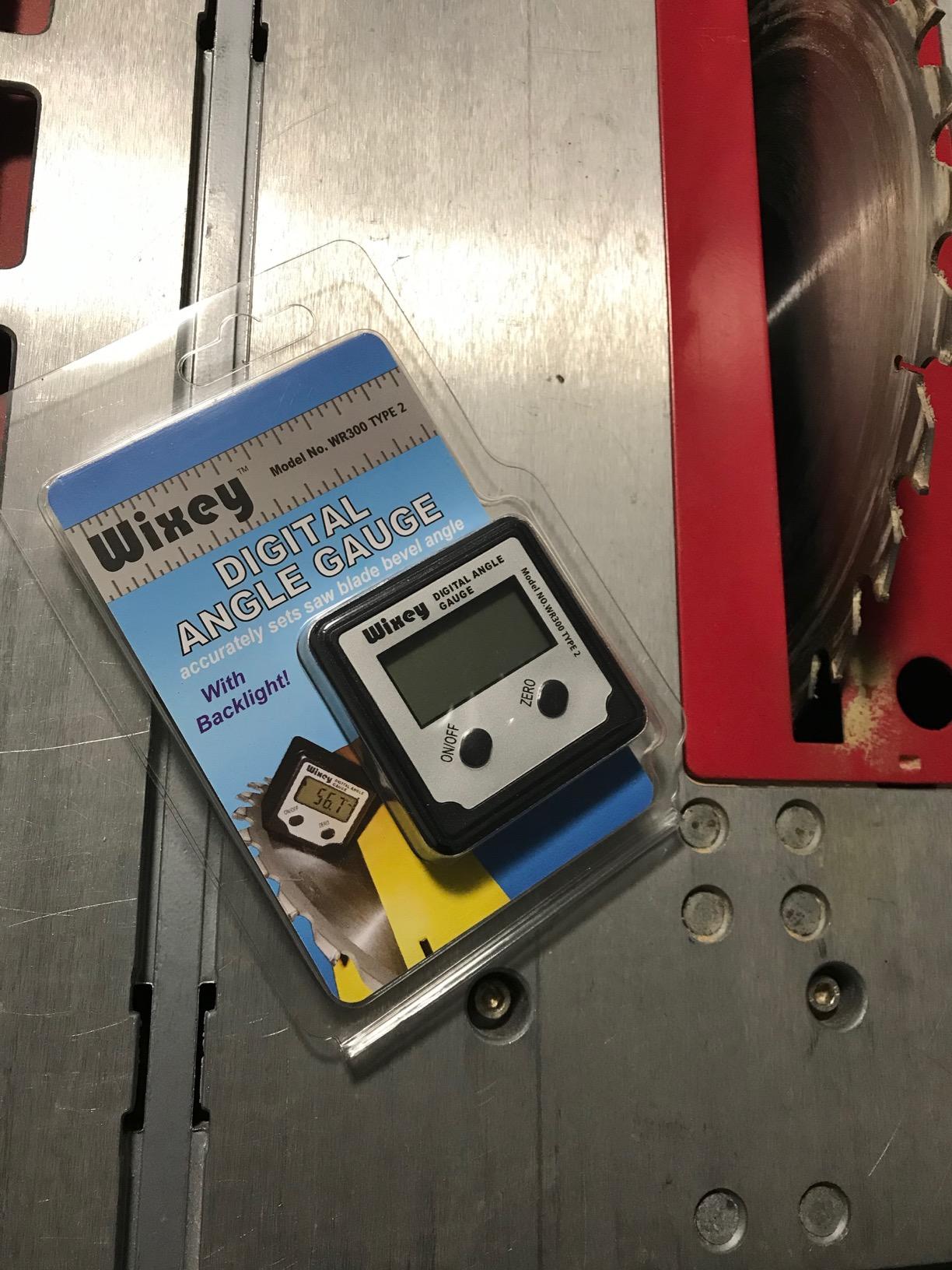 Wixey Digital Angle Gauge | Digital Angle Finder for Table Saw & Miter Saw (Magnetic) - Precision Bevel & Compound Angle Measuring Tool for Woodworking with Backlight customer photo 2