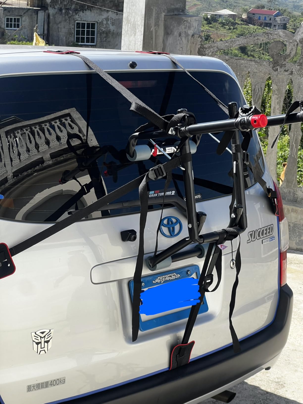 Allen Sports Deluxe 2-Bike Trunk Mount Rack, Model 102DN-R, Black customer photo 1