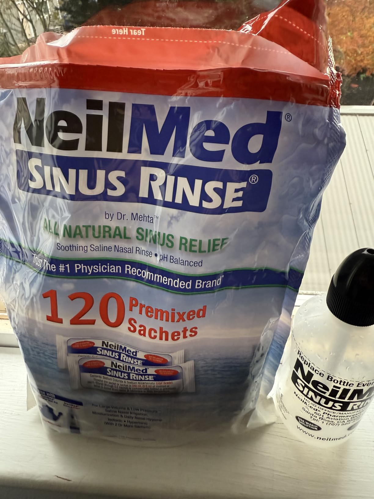 NeilMed Sinus Rinse All Natural Relief Premixed Refill Packets 100 Count (Pack of 1) customer photo 2