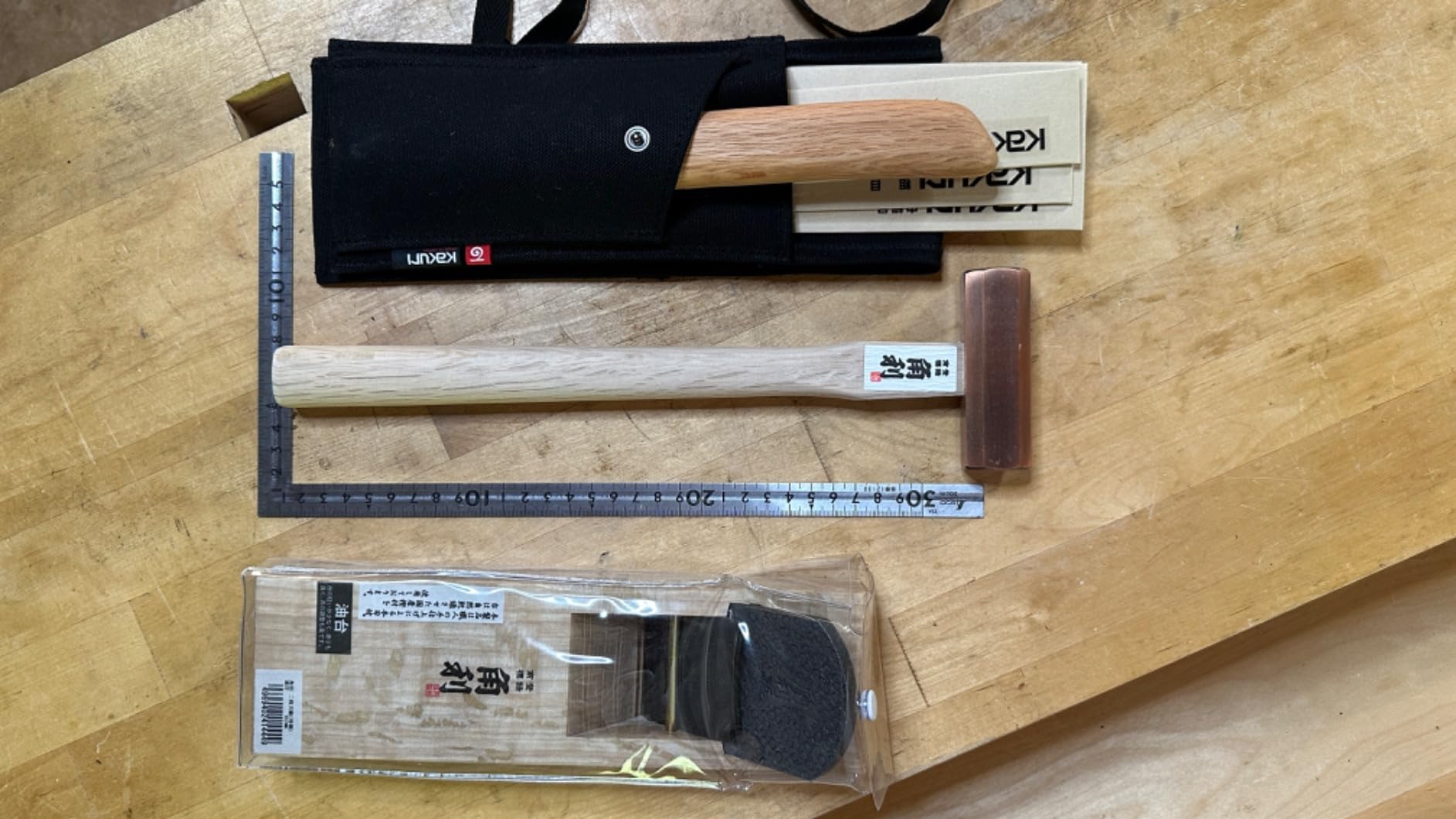 KAKURI Japanese Block Plane Large 60mm for Woodworking, KANNA Japanese Smoothing Plane Manual Hand Planer Tool for Finishing Wood, 10.2 x 3.0 x 2.8 inches, White Oak Body (Oil Finished), Made in JAPAN customer photo 2