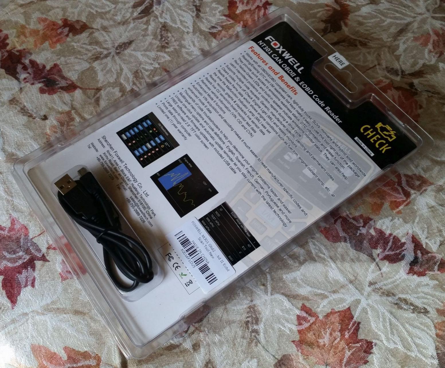 FOXWELL NT301 OBD2 Scanner Live Data Professional Mechanic OBDII Diagnostic Code Reader Tool for Check Engine Light customer photo 2