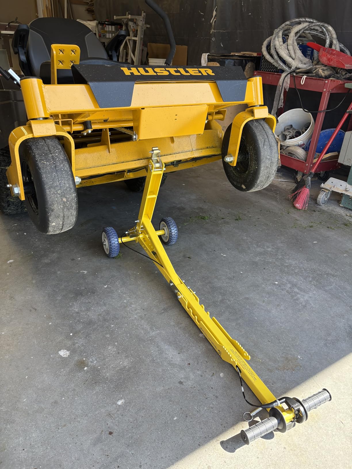 Jungle Jim's Commercial or Push Mower Jack -Lift Most Mowers, Even ZTRs - 800 Pound Capacity! customer photo 2