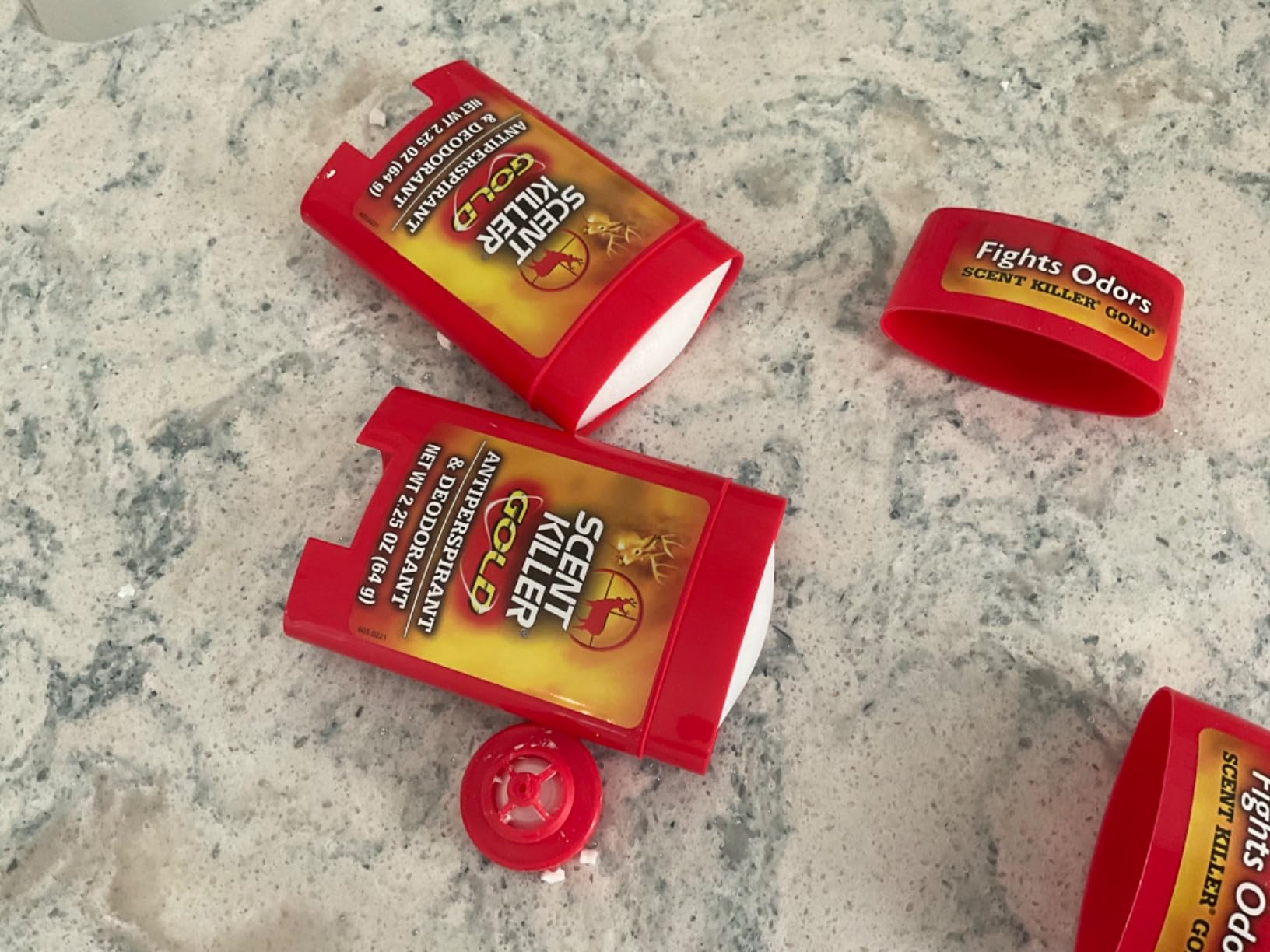 Scent Killer Gold Unscented Deodorant and Antiperspirant for Hunting Scent Control customer photo 2