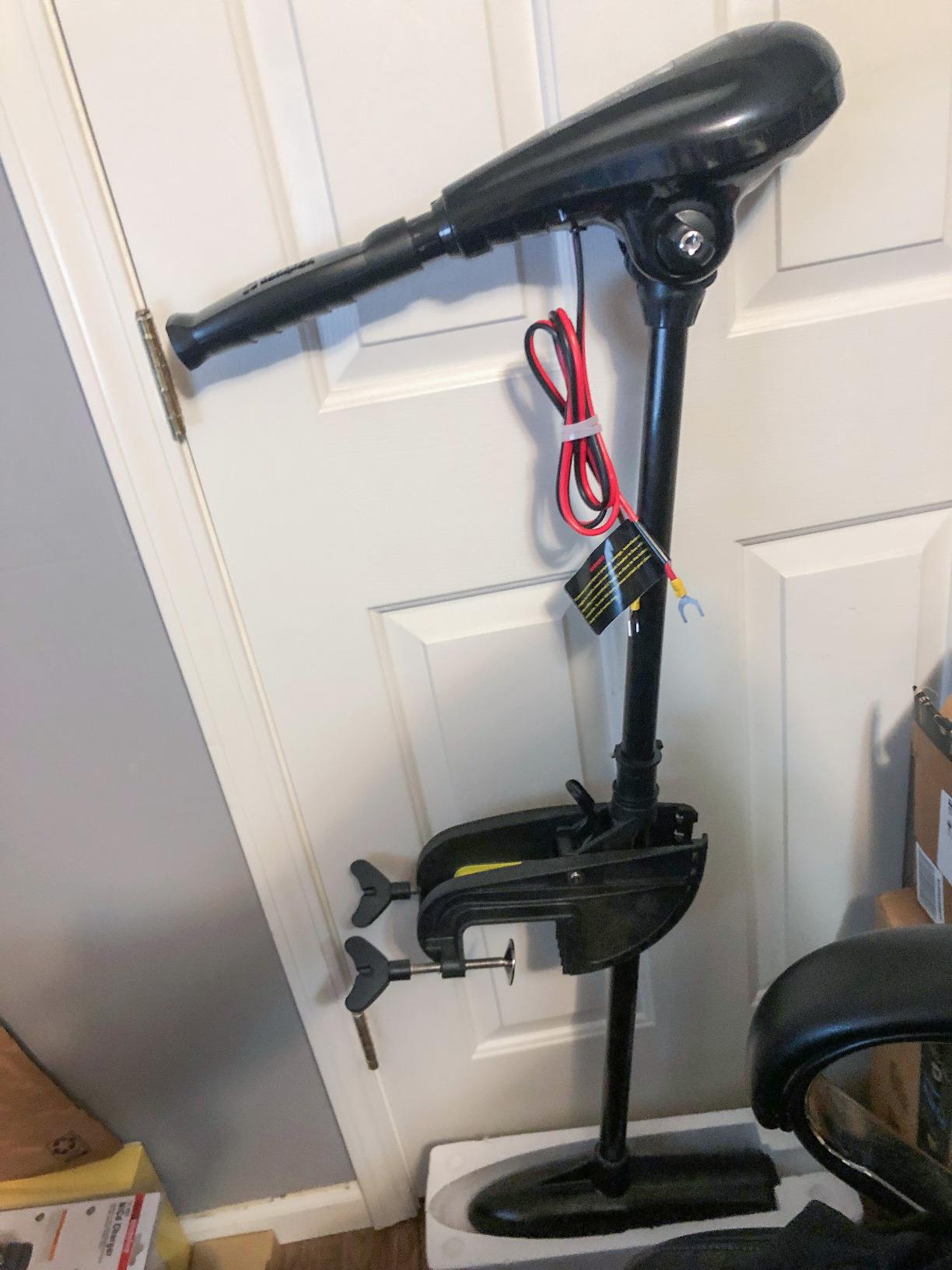 Newport X-Series 55lb Thrust Transom Mounted Saltwater Electric Trolling Motor w/LED Battery Indicator (36