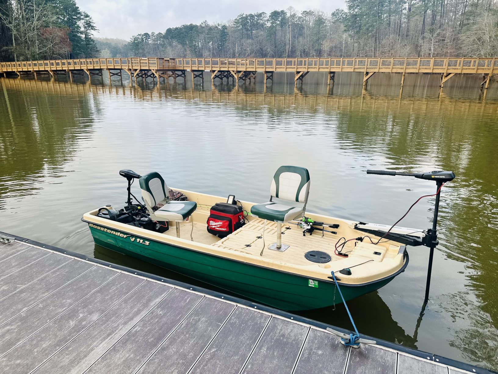 Newport NV-Series 55lb Thrust Saltwater Transom Mounted Trolling Electric Trolling Motor w/LED Battery Indicator customer photo 2