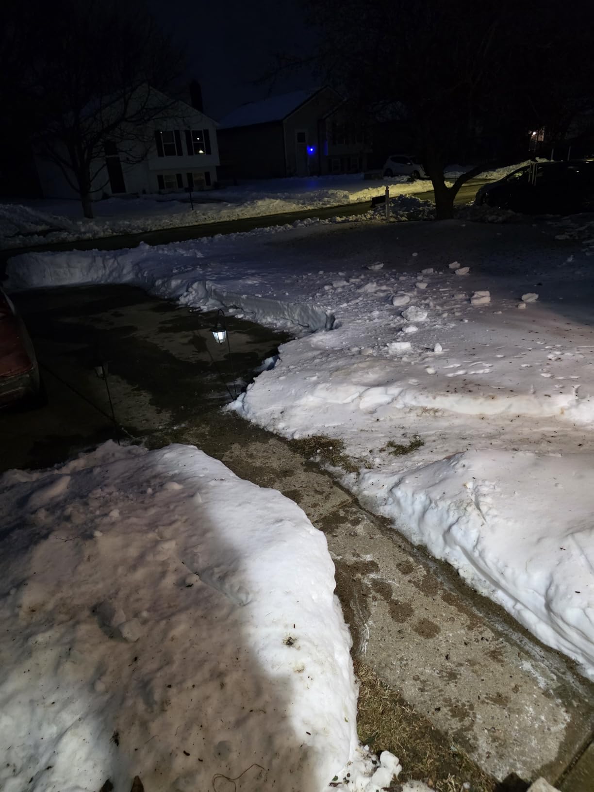 Snow Joe Electric Snow Blower, Push Snow Thrower for Driveway Snow Removal, Blue, SJ618E customer photo 1