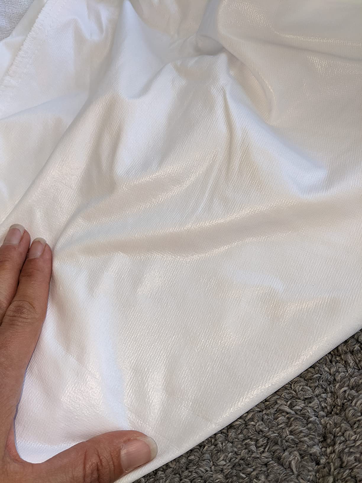 Queen (13-16 in. Deep) SureGuard Mattress Encasement - 100% Waterproof, Bed Bug Proof, Hypoallergenic - Premium Zippered Six-Sided Cover customer photo 2