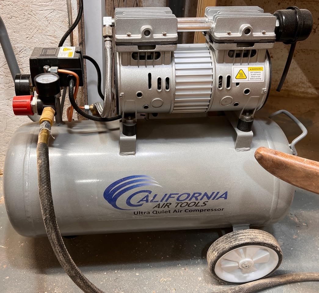 California Air Tools 8010 1.0 HP Ultra Quiet and Oil-Free Air Compressor, 8 Gallon Steel Tank, Lightweight with Wheels, 60 dBA Noise Level customer photo 2
